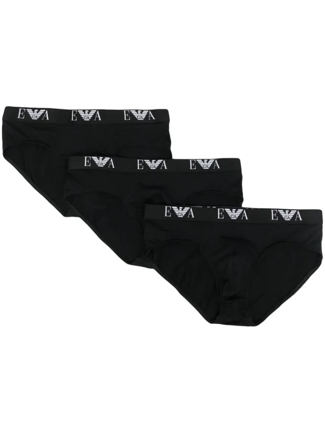 Emporio Armani Emporio Armani ロゴウェストバンド ボクサー（3枚組）の商品画像