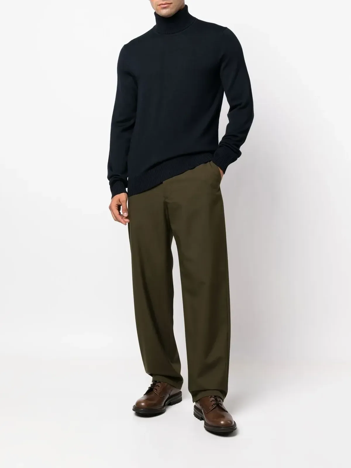 Emporio Armani ロールネック・ニットセーター - 画像2