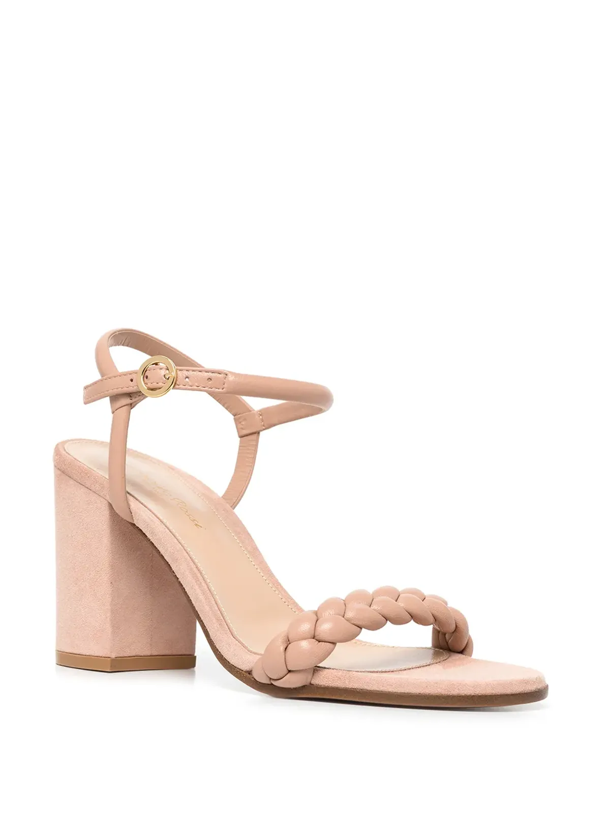 Gianvito Rossi Cruz 85mm 編み込みサンダル - ピンク - 画像2