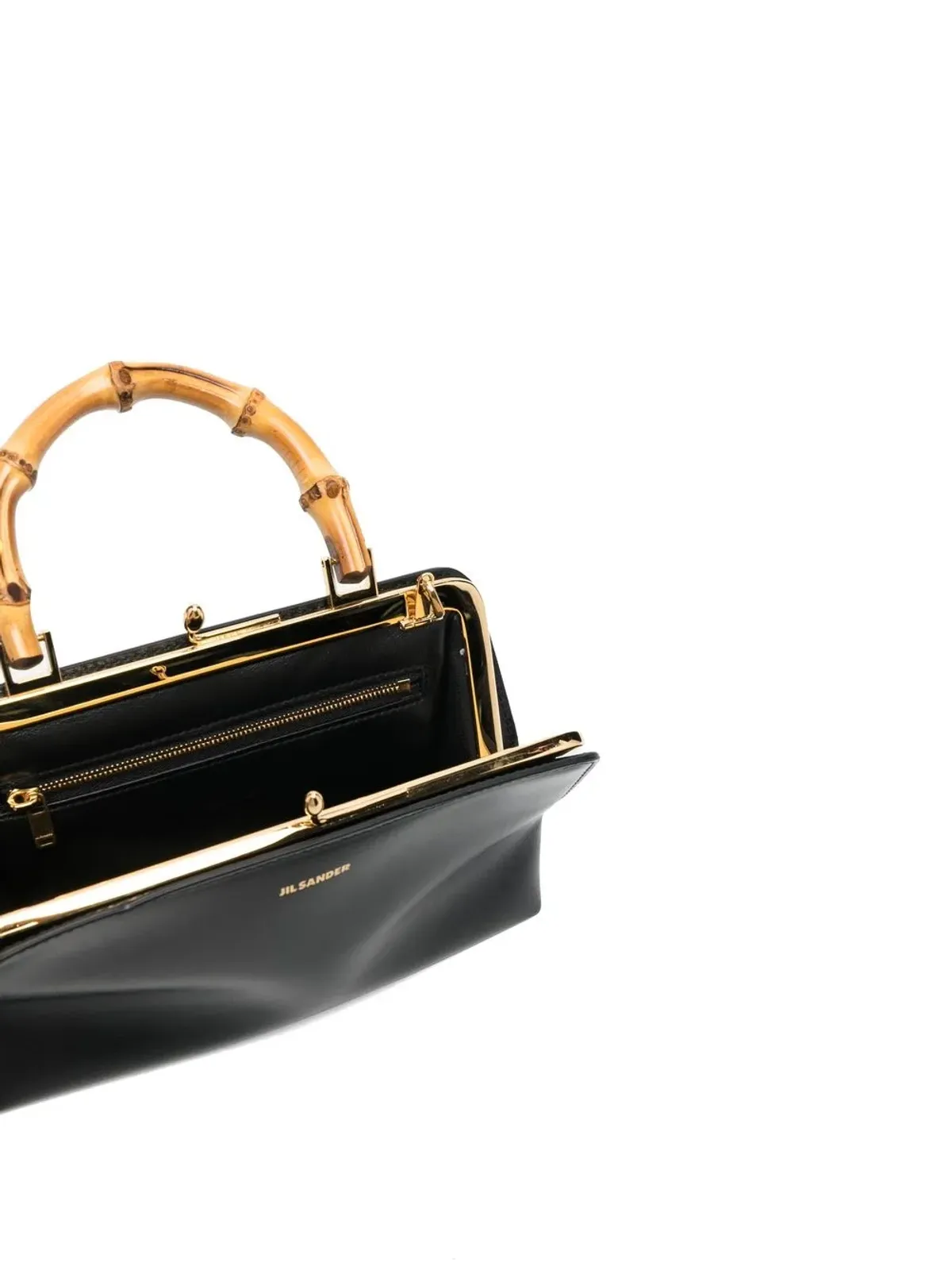 Jil Sander Goji bamboo-handle mini bag - 画像5