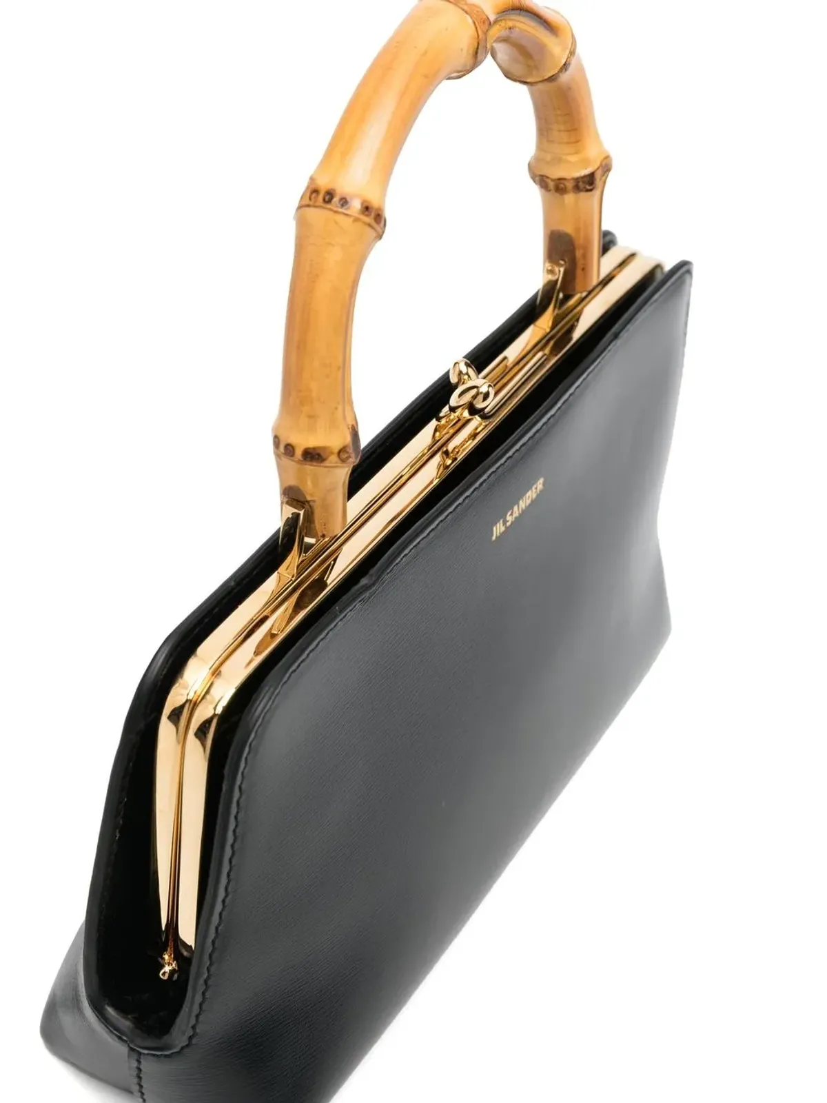 Jil Sander Goji bamboo-handle mini bag - 画像4