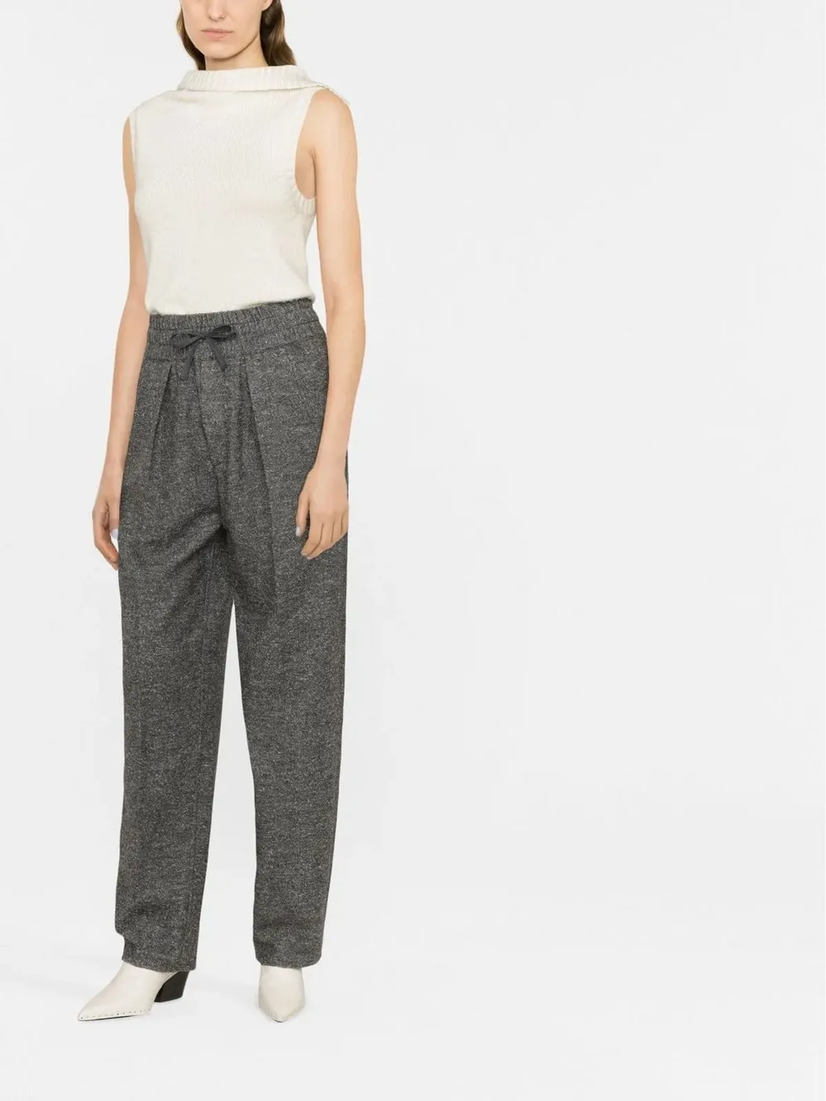 MARANT ÉTOILE ミロキ ドローコード テーパードパンツ - 画像2