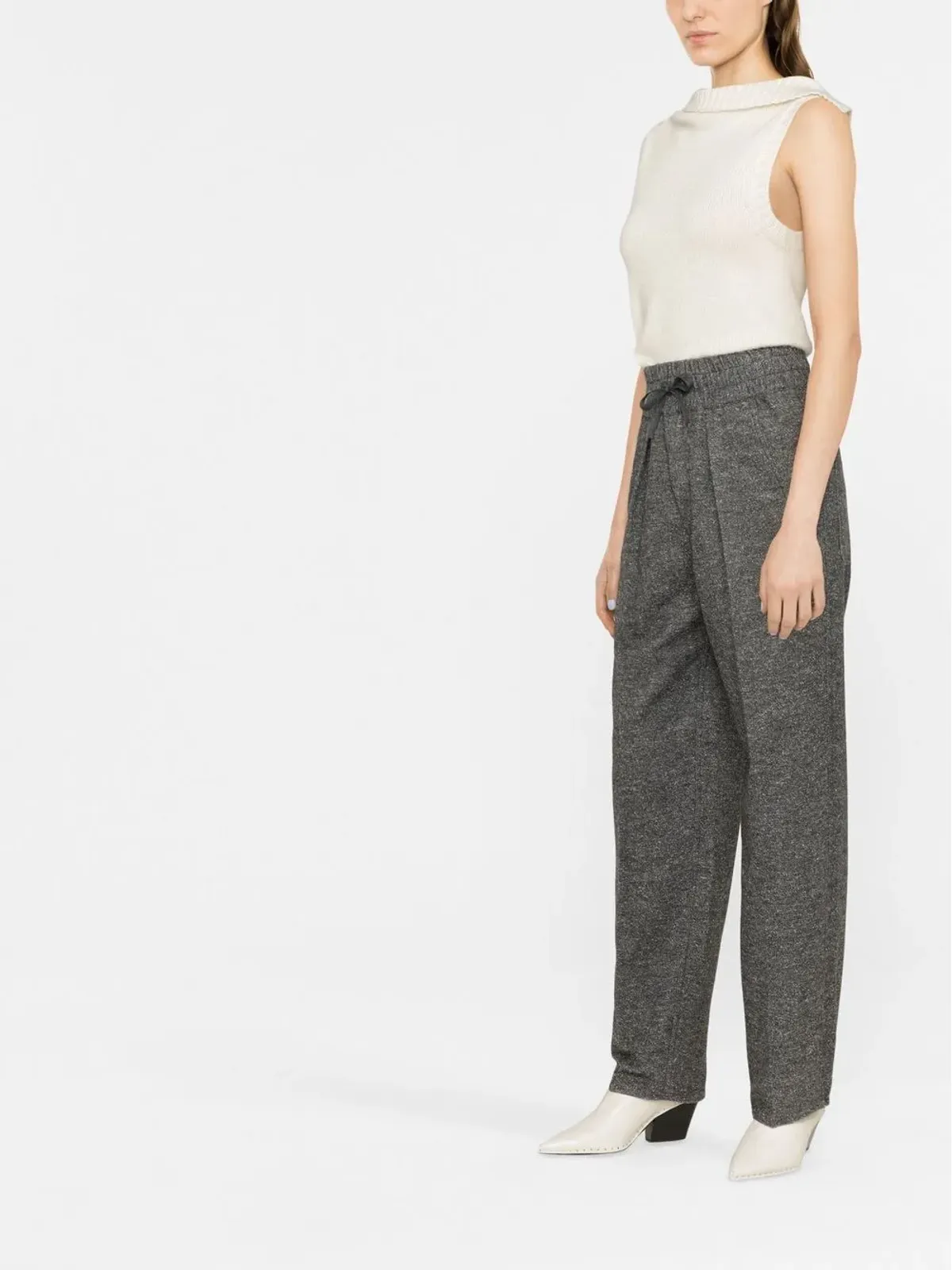 MARANT ÉTOILE ミロキ ドローコード テーパードパンツ - 画像4