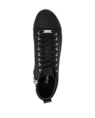 Calvin Klein ハイトップスニーカー - ブラック - サムネイル4