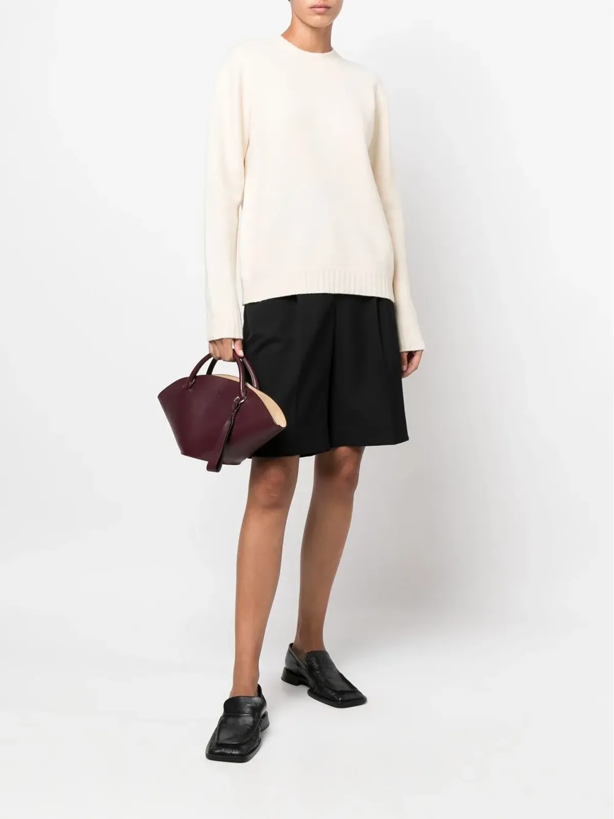 Jil Sander Liso クルーネック ウールセーター - 画像2