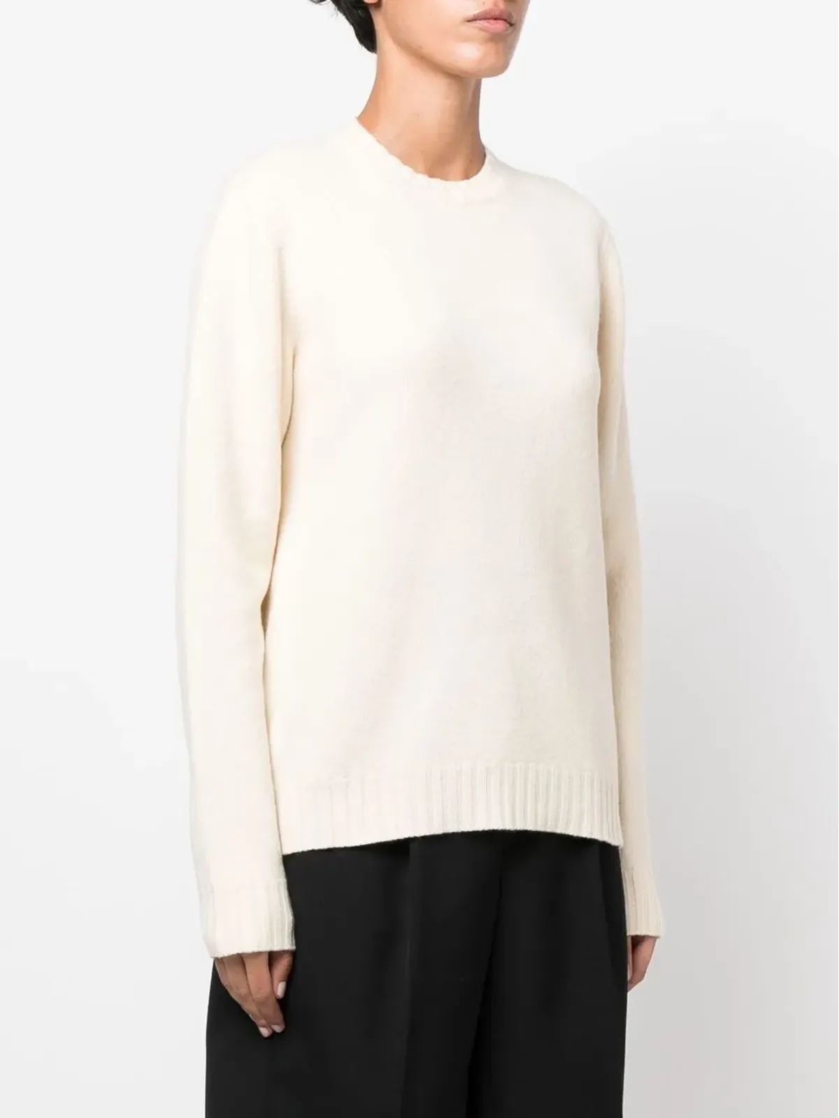 Jil Sander Liso クルーネック ウールセーター - 画像3