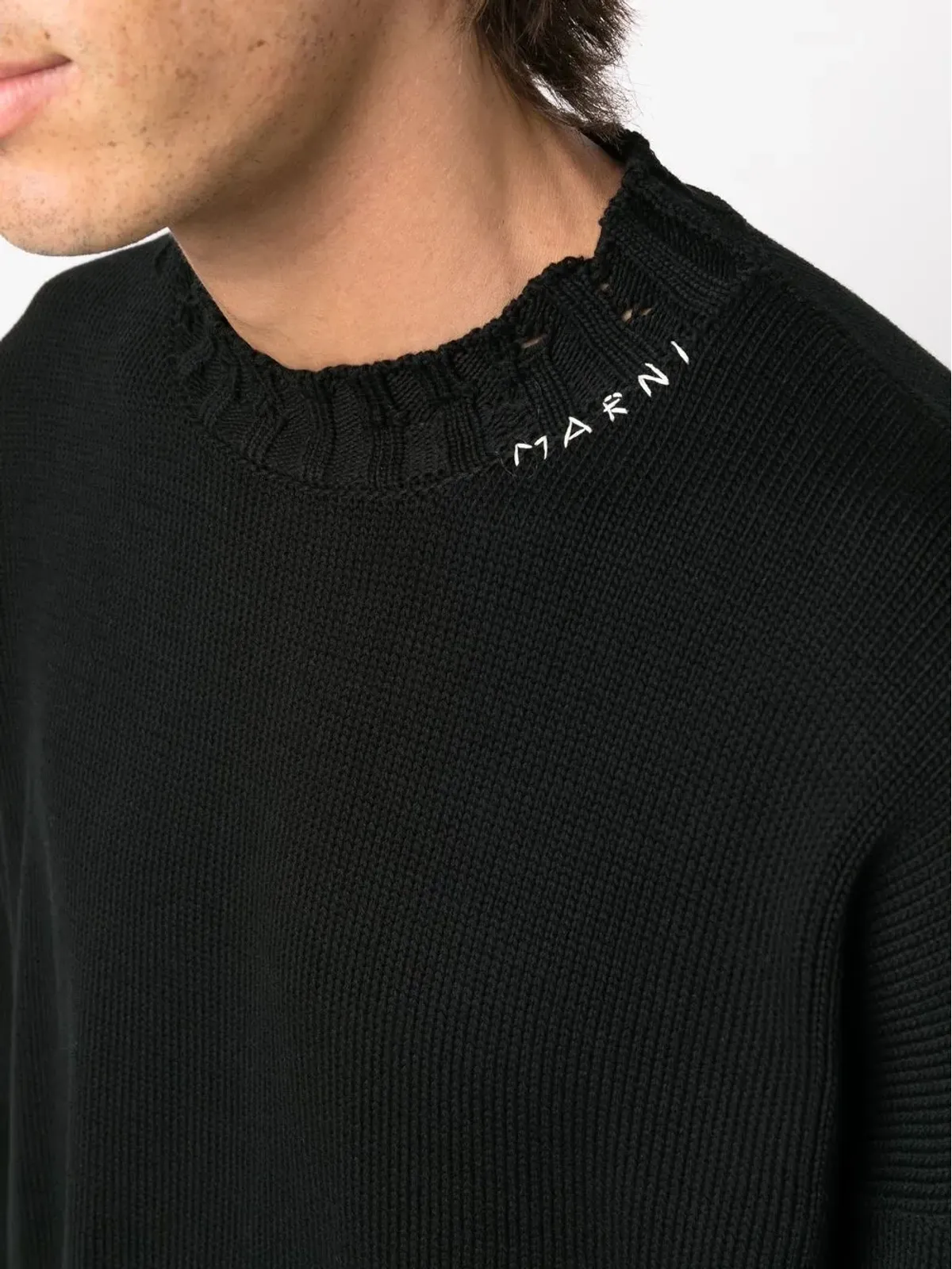 Marni ツイスト クルーネック ジャンパー - 画像5