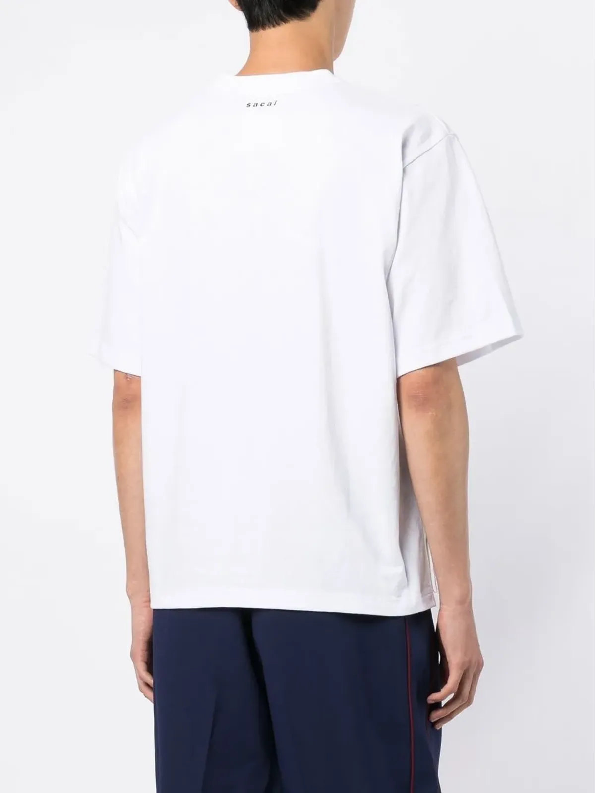 sacai アップリケディテール半袖Tシャツ - 画像4