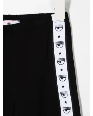 Chiara Ferragni Kids Eyelikeモチーフ ストレッチコットン レギンス - サムネイル3