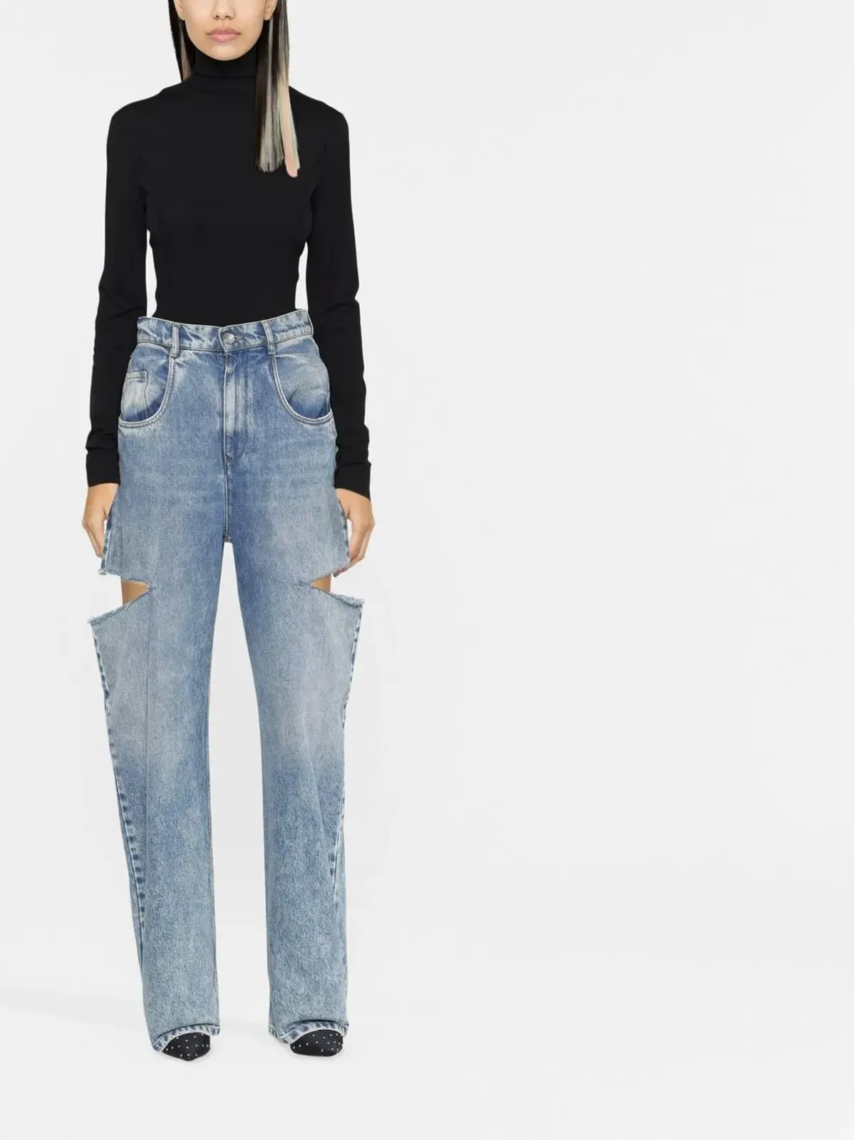 Givenchy アシンメトリック カットアウト トップ - 画像2
