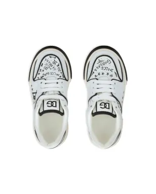 Dolce & Gabbana Kids グラフィティプリント ローカット スニーカー - サムネイル4
