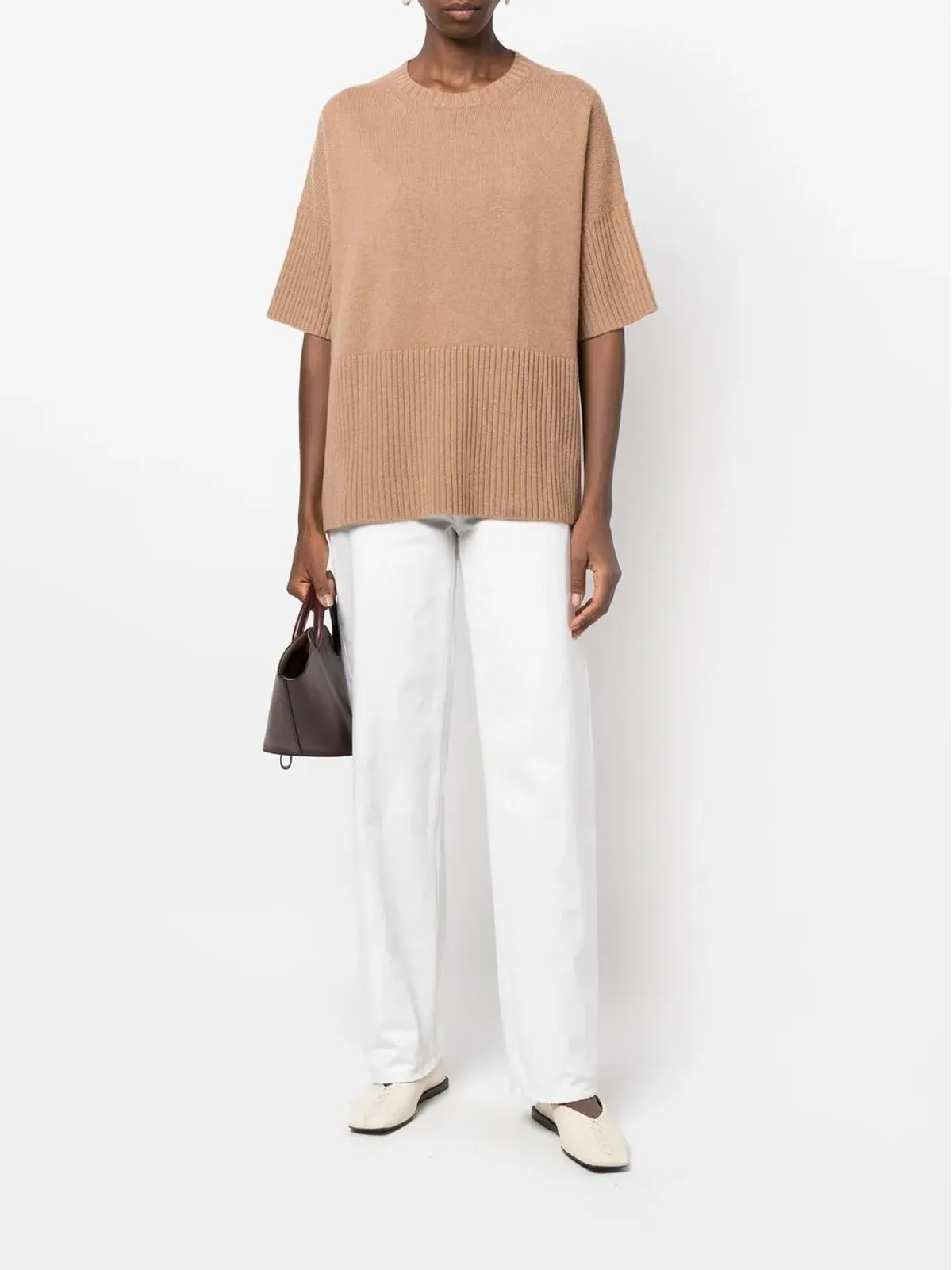 Max Mara カシミヤ混紡ニットトップ - 画像2