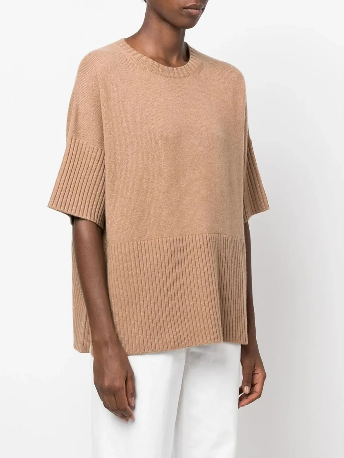 Max Mara カシミヤ混紡ニットトップ - 画像3