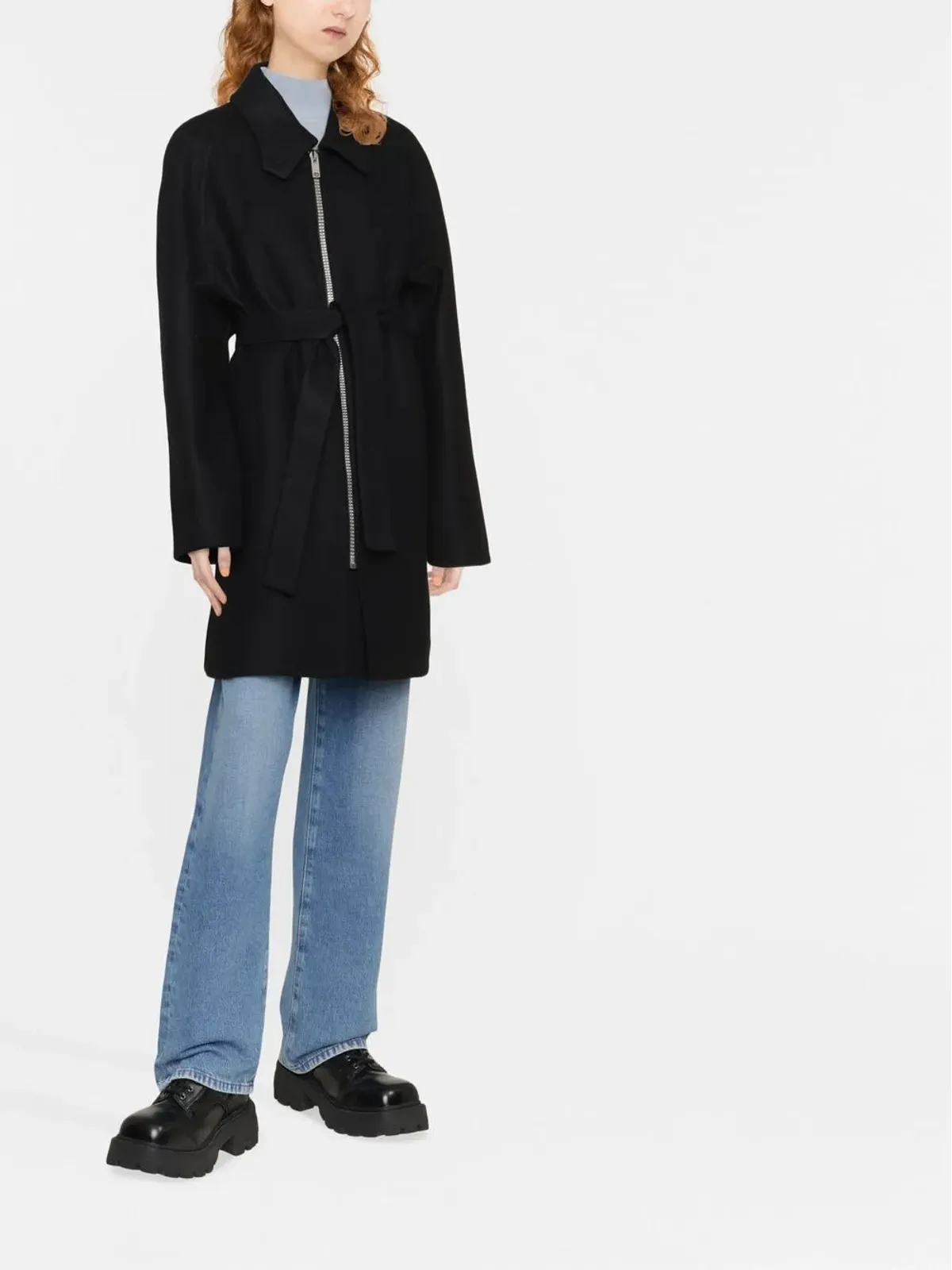 Givenchy 4Gジップベルト付きコート - 画像2