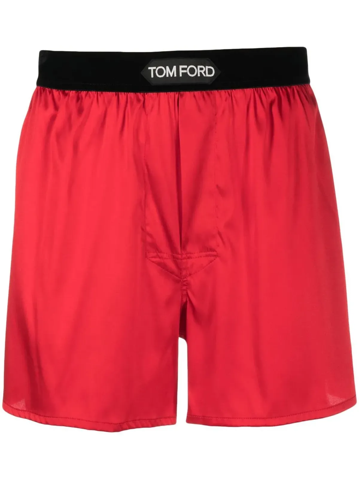 TOM FORD ロゴ入りウエスト サテンボクサー - 画像1