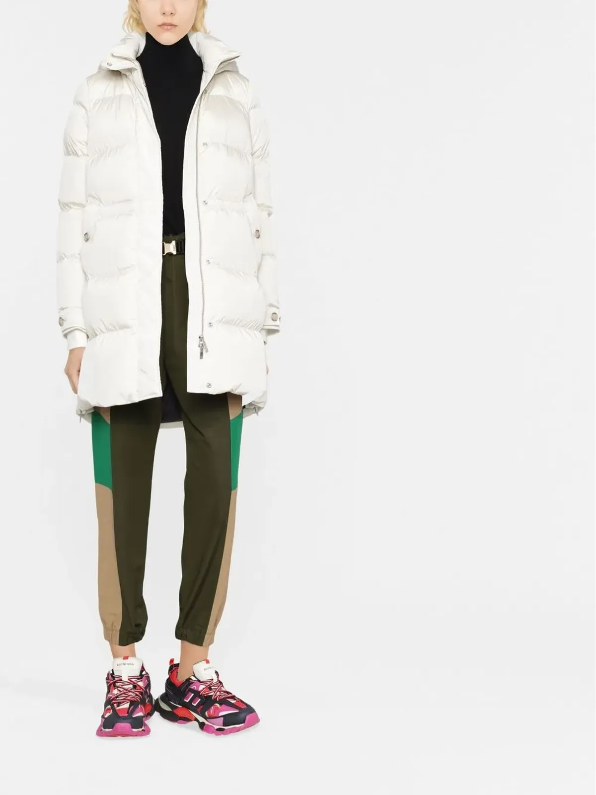 Woolrich アルセア フェザー ダウン フード付きパーカ - 画像2