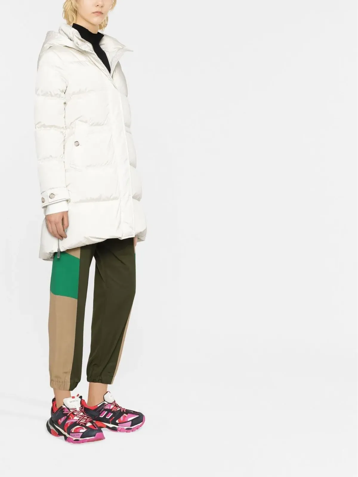 Woolrich アルセア フェザー ダウン フード付きパーカ - 画像3