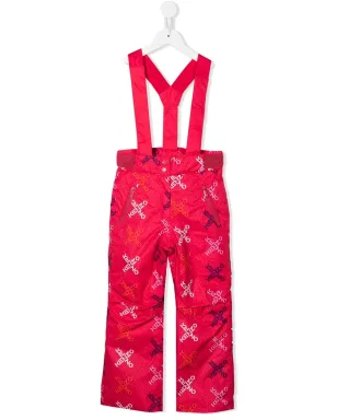 Kenzo Kids ロゴプリント サロペット - ピンク - サムネイル1