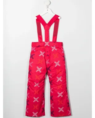 Kenzo Kids ロゴプリント サロペット - ピンク - サムネイル2