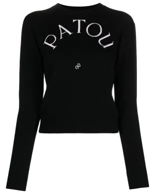 Patou ロゴプリント ウール混紡ニットセーター - サムネイル1