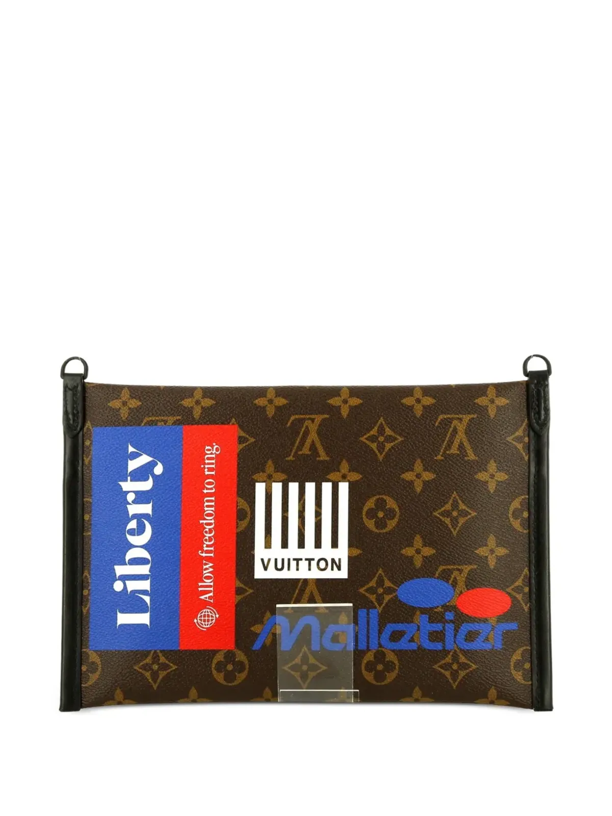 Louis Vuitton Pre-Owned ダブルフラット・モノグラム・メッセンジャーバッグ - 画像2