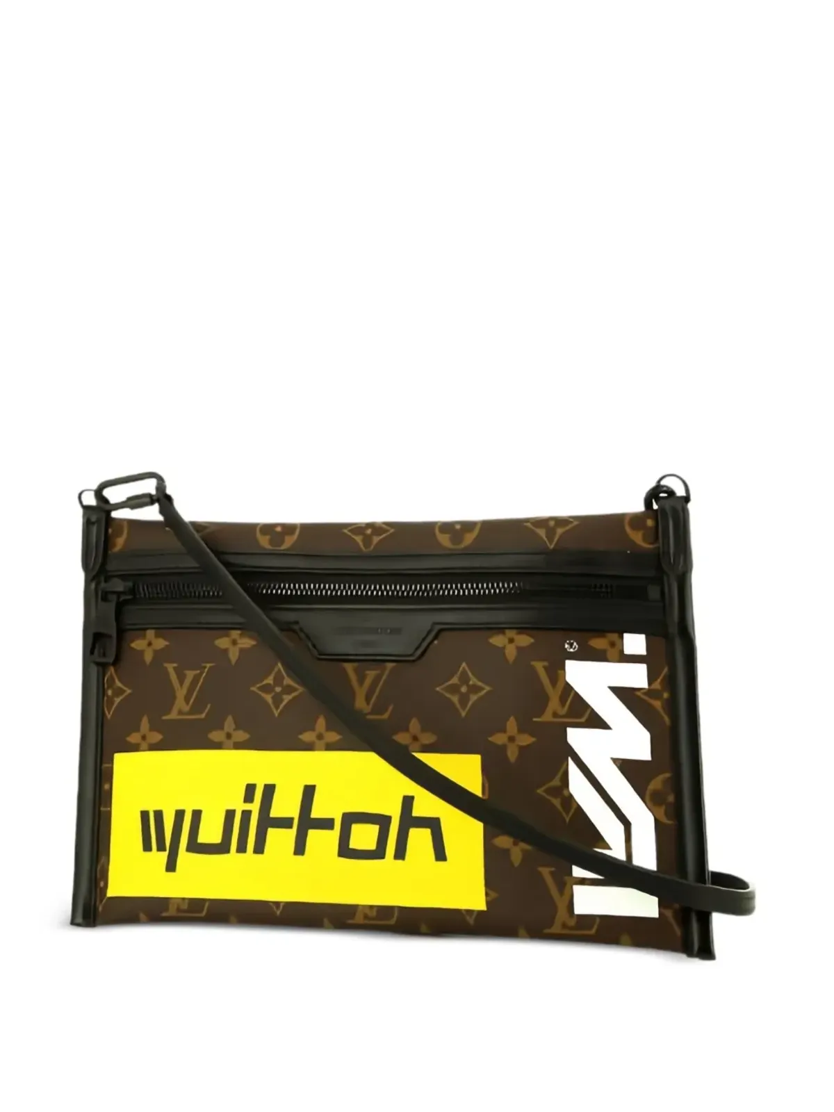 Louis Vuitton Pre-Owned ダブルフラット・モノグラム・メッセンジャーバッグ - 画像4