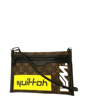 Louis Vuitton Pre-Owned ダブルフラット・モノグラム・メッセンジャーバッグ - サムネイル4