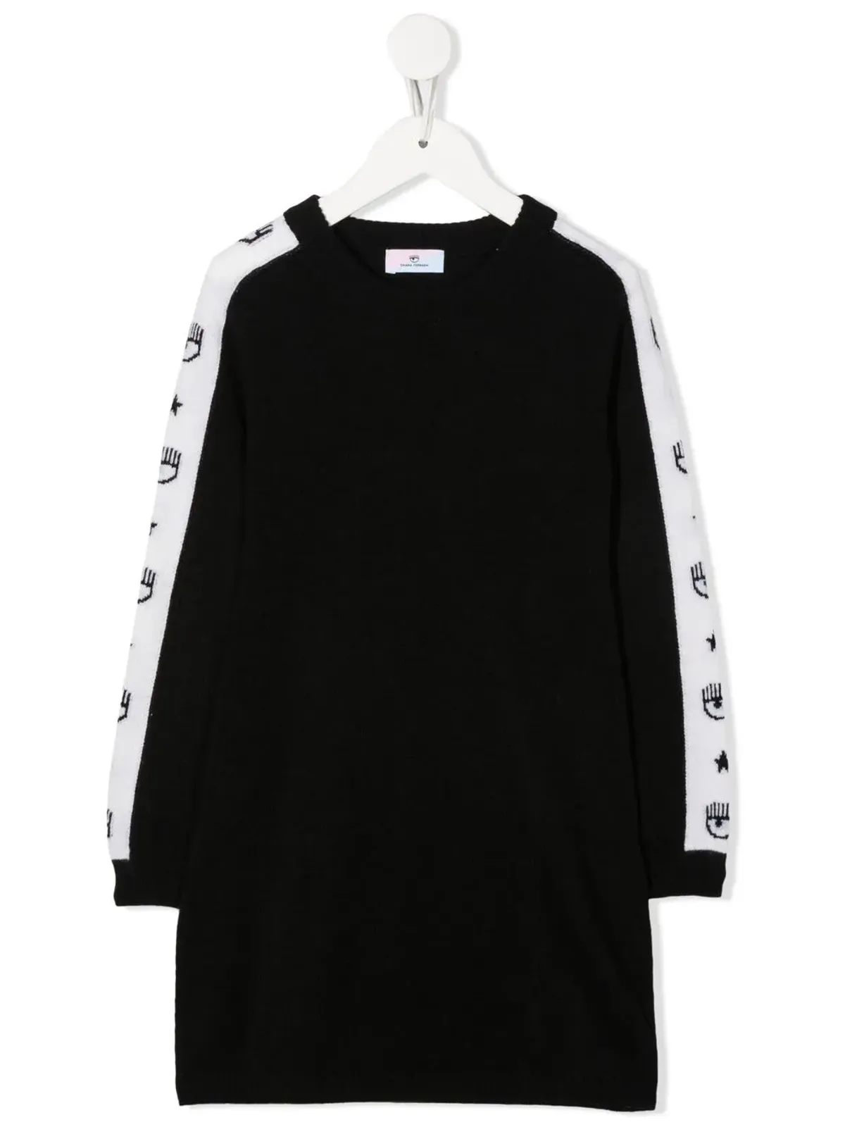 Chiara Ferragni Kids ロゴプリントセータードレス - 画像1