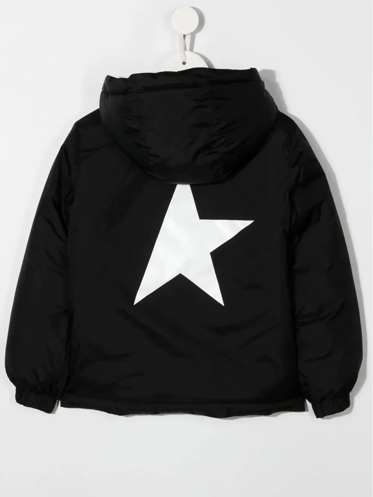 Golden Goose Kids ロゴジップフードジャケット - 画像2