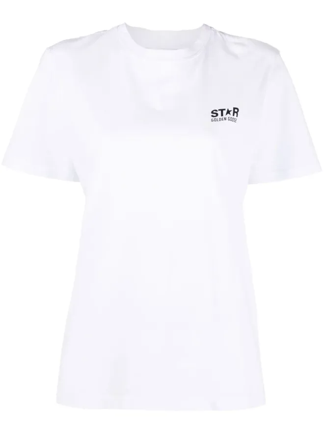 Golden Goose Golden Goose 星柄プリント 半袖Tシャツ - Whiteの商品画像