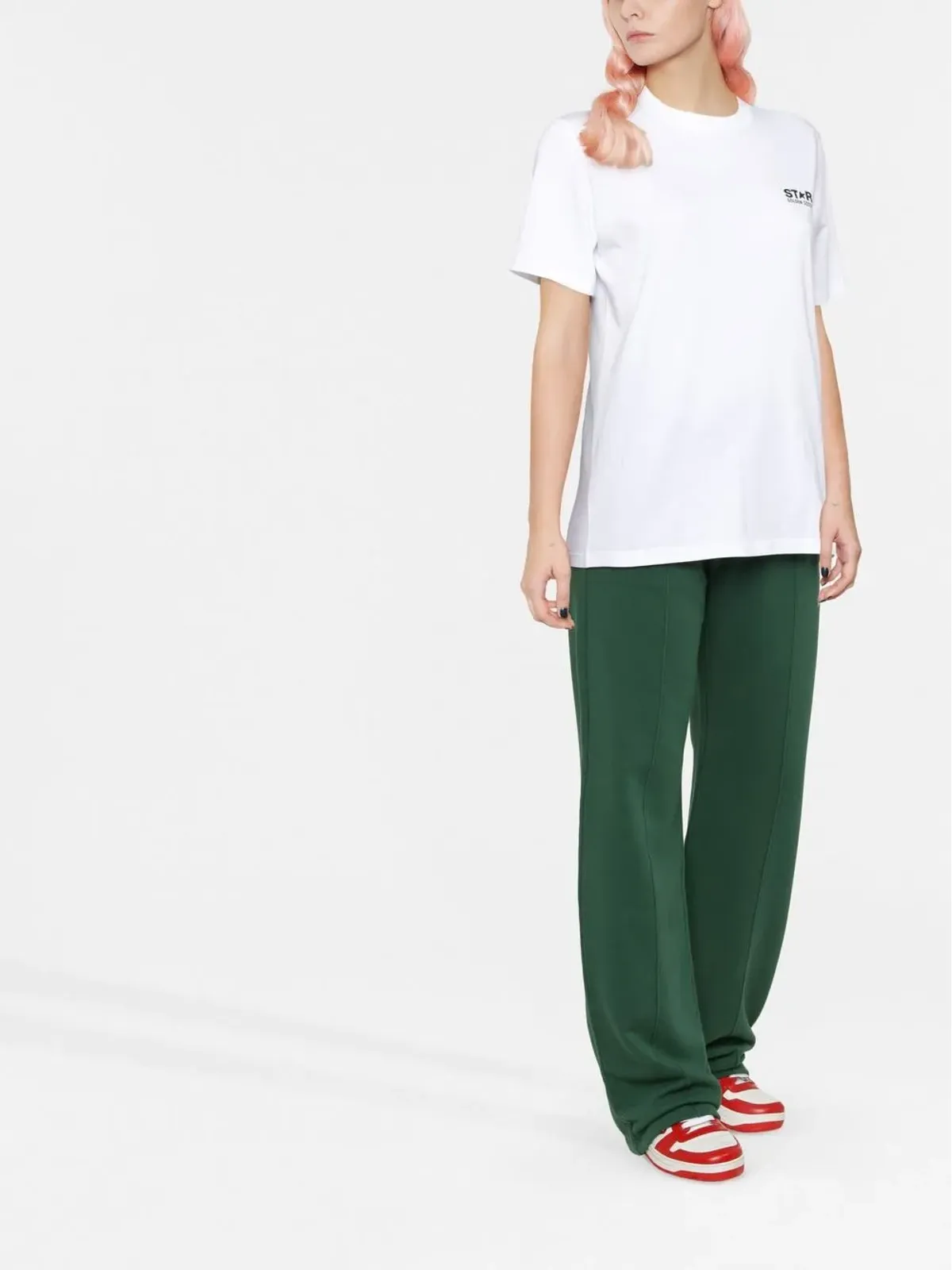 Golden Goose 星柄プリント 半袖Tシャツ - White - 画像2
