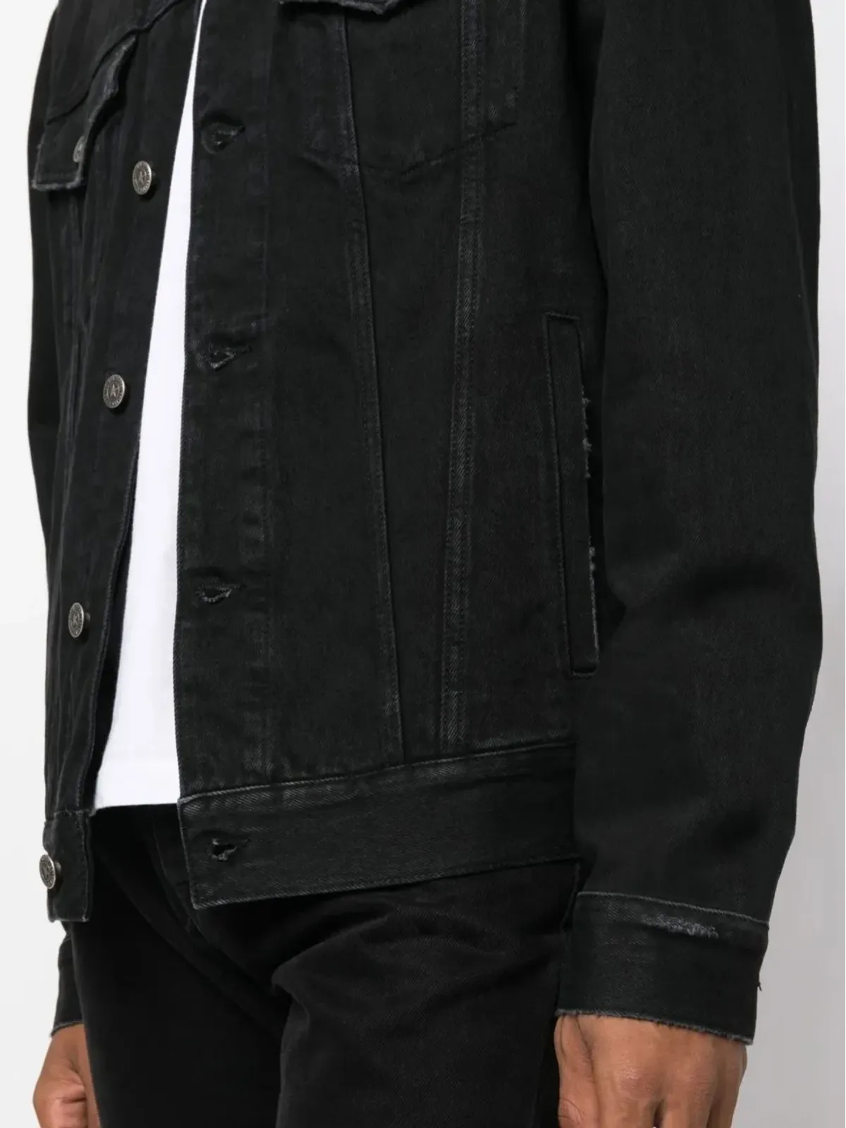 Golden Goose ロゴパッチ付きデニムジャケット - 画像5