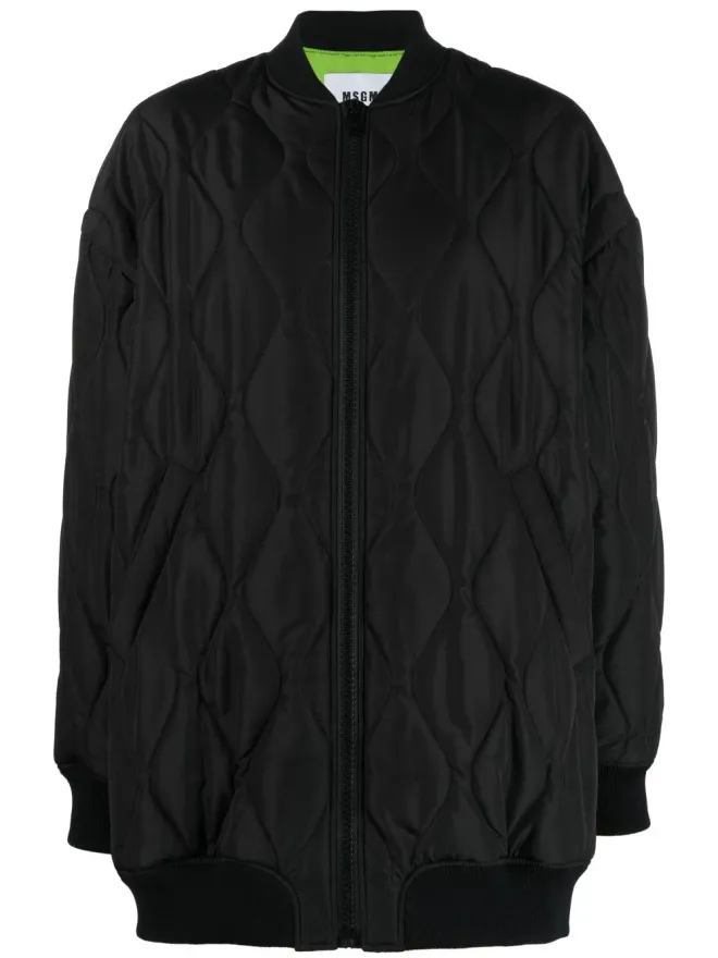 MSGM MSGM キルテッドボンバージャケットの商品画像