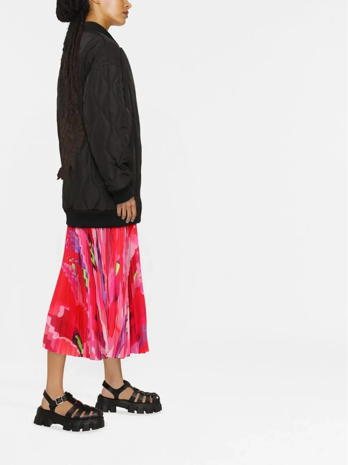 MSGM キルテッドボンバージャケット - 画像3