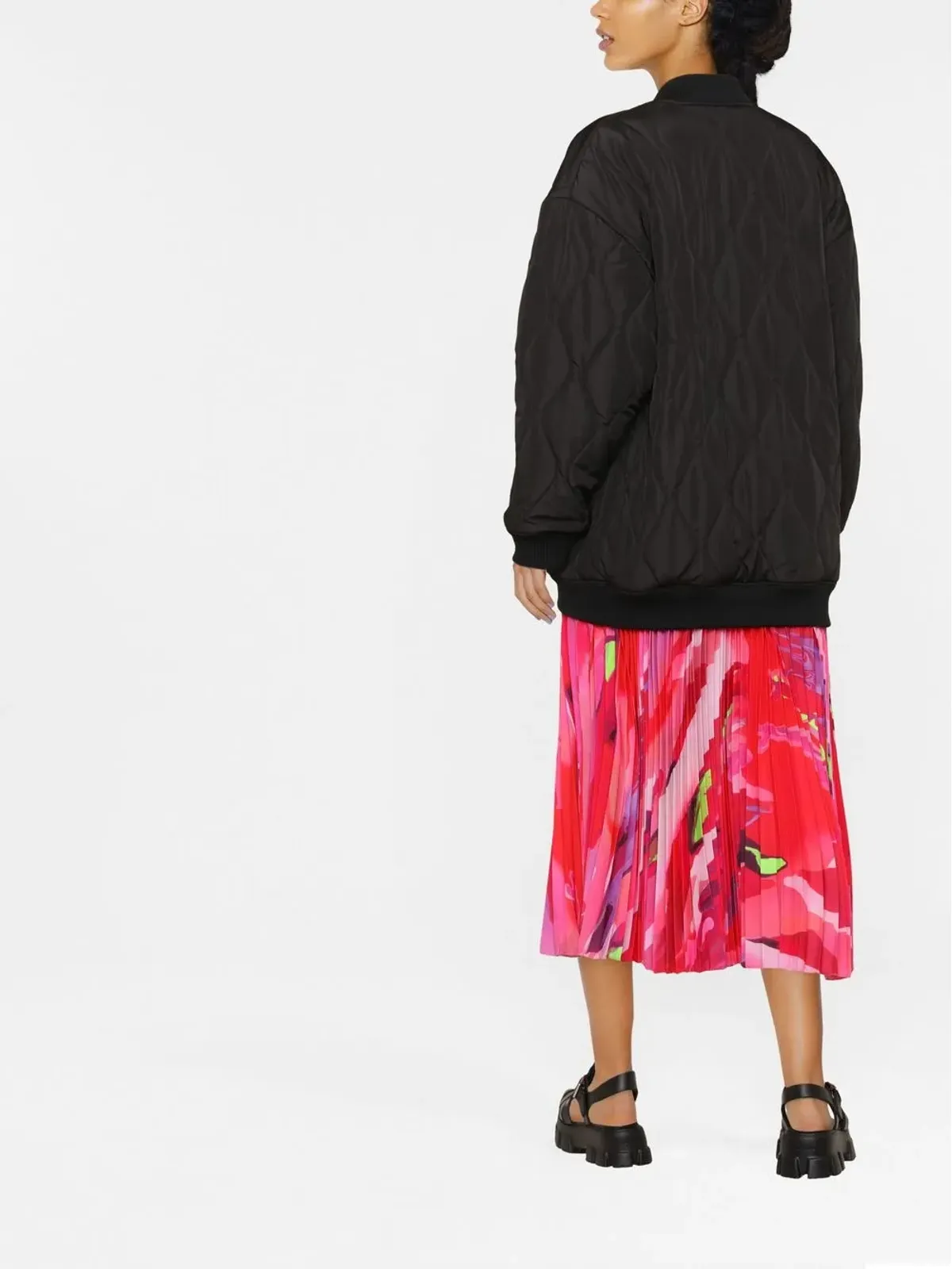 MSGM キルテッドボンバージャケット - 画像4