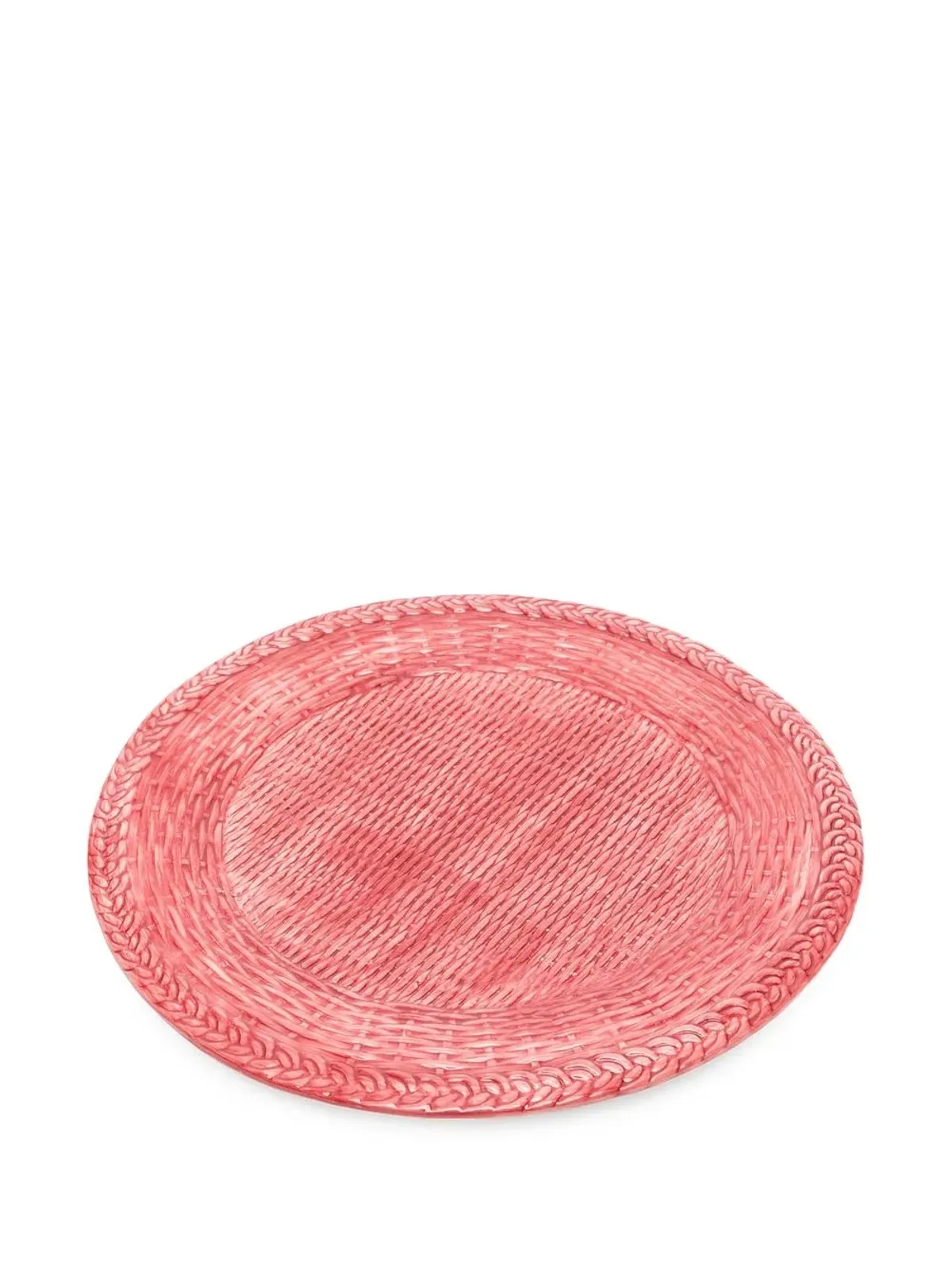 Les-Ottomans 織り模様の磁器皿（4枚セット） - レッド - 画像2