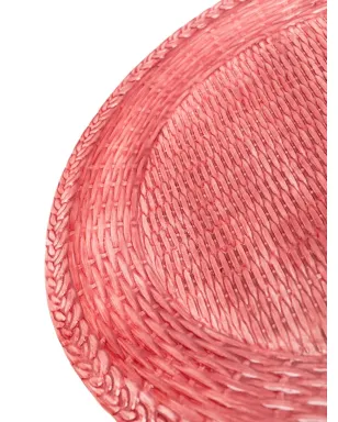 Les-Ottomans 織り模様の磁器皿（4枚セット） - レッド - サムネイル4