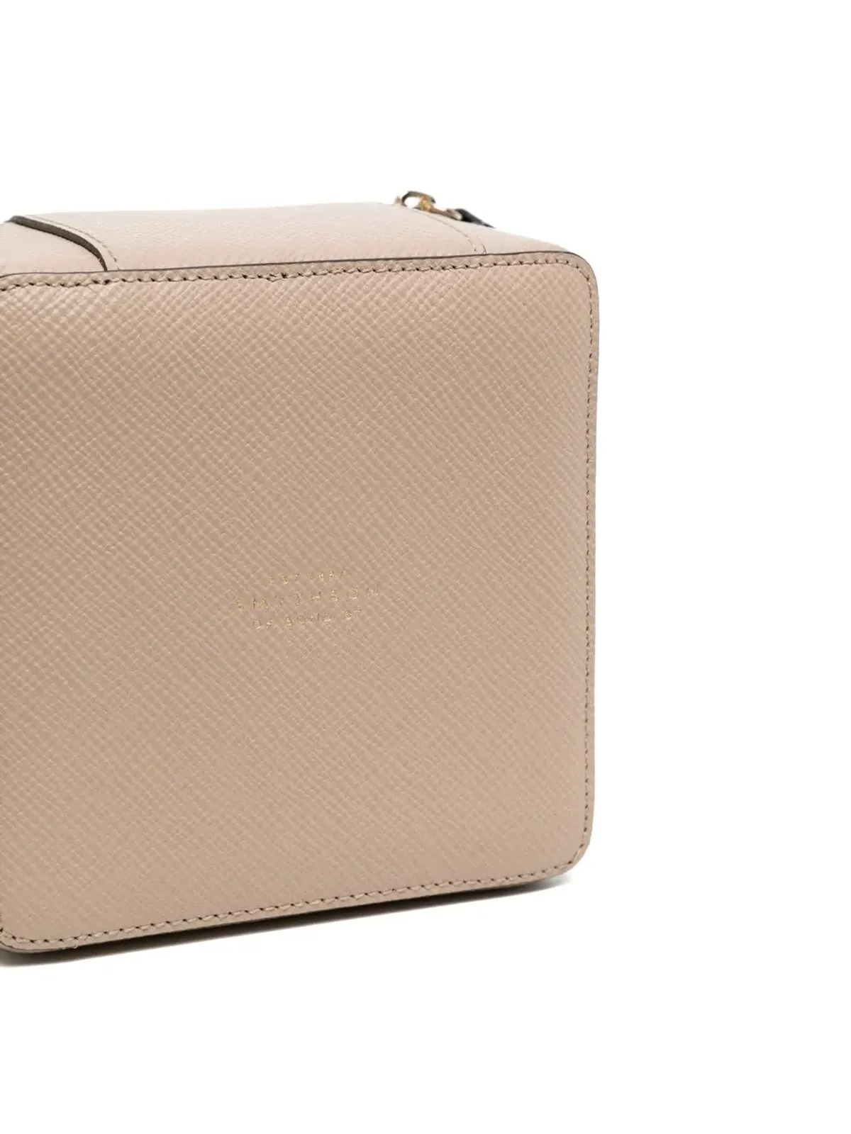Smythson ロゴスタンプ ジップボックス - Neutrals - 画像3