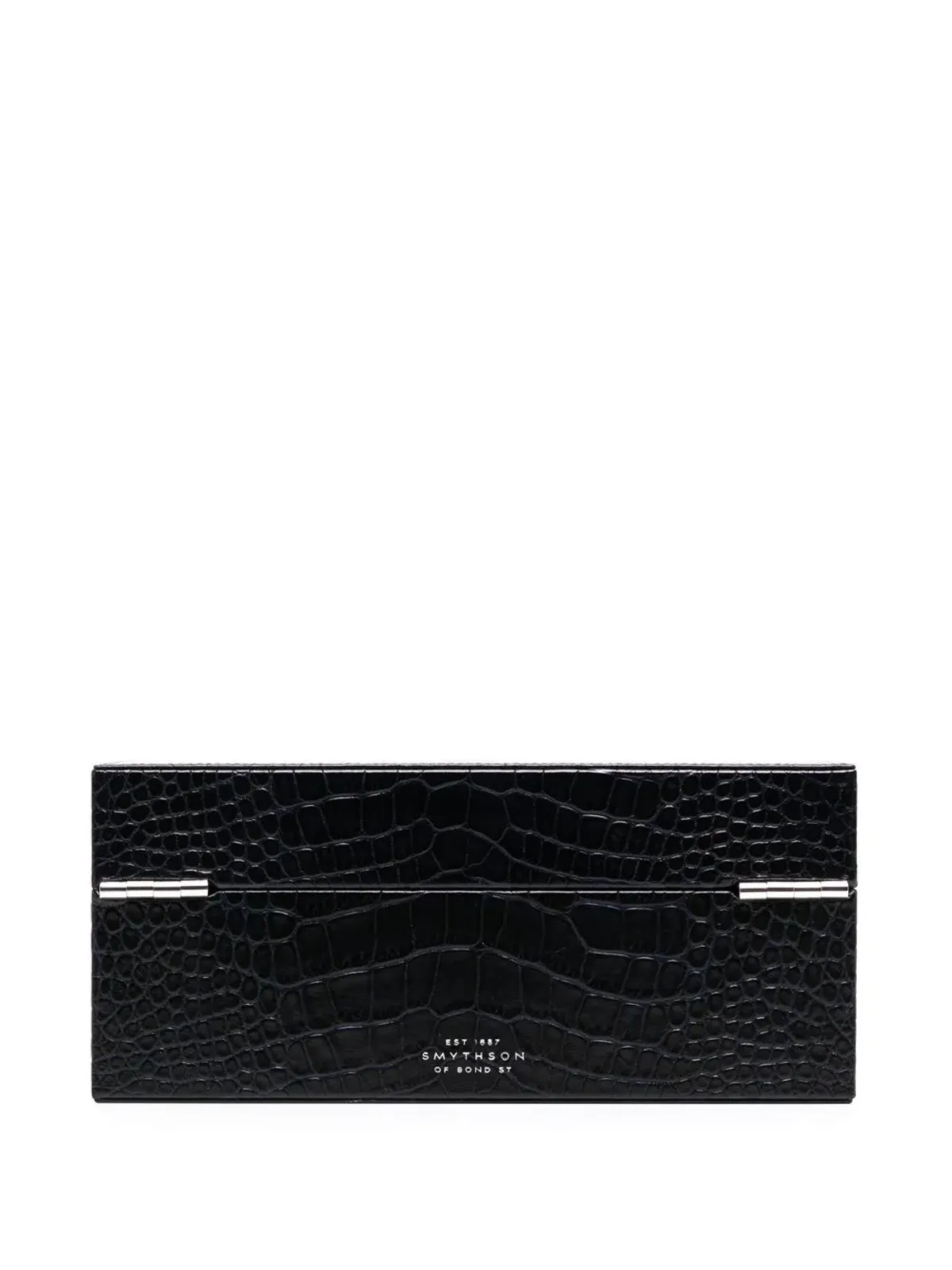Smythson クロコダイルエフェクトレザー トリンケットボックス - 画像2