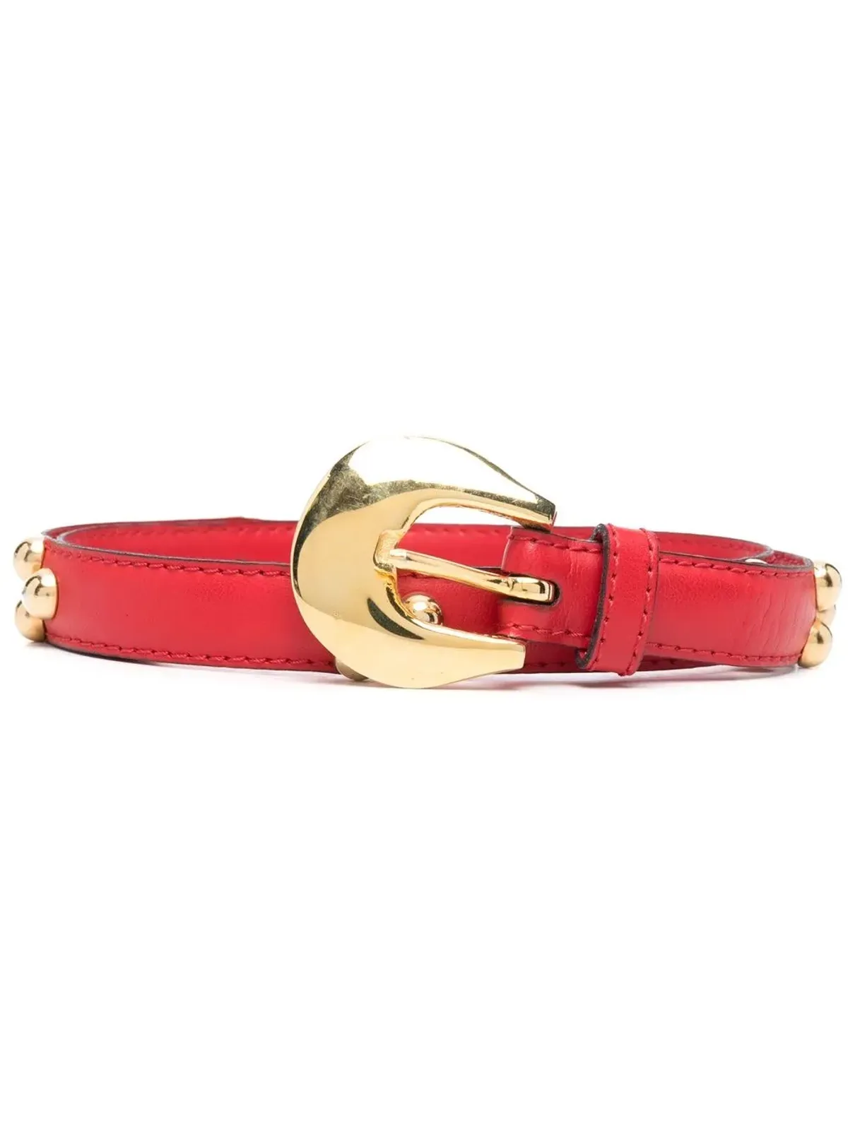 Saint Laurent Pre-Owned スタッズ付きレザーベルト - 画像1