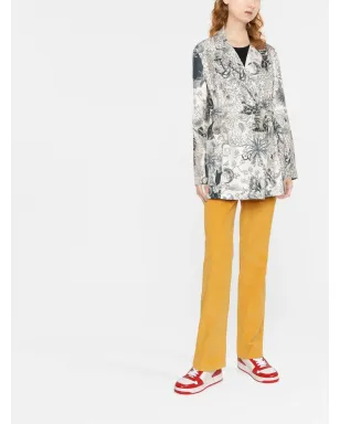 ETRO グラフィックプリント ベルテッド シルク ジャケット - サムネイル2