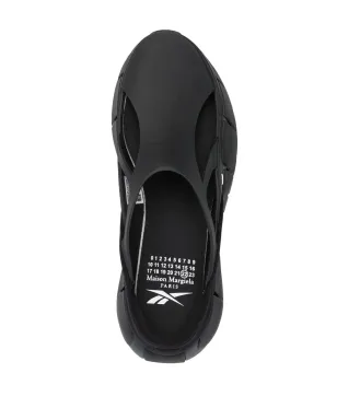 Maison Margiela x Reebok カットアウト・スリップオンスニーカー - ブラック - サムネイル4