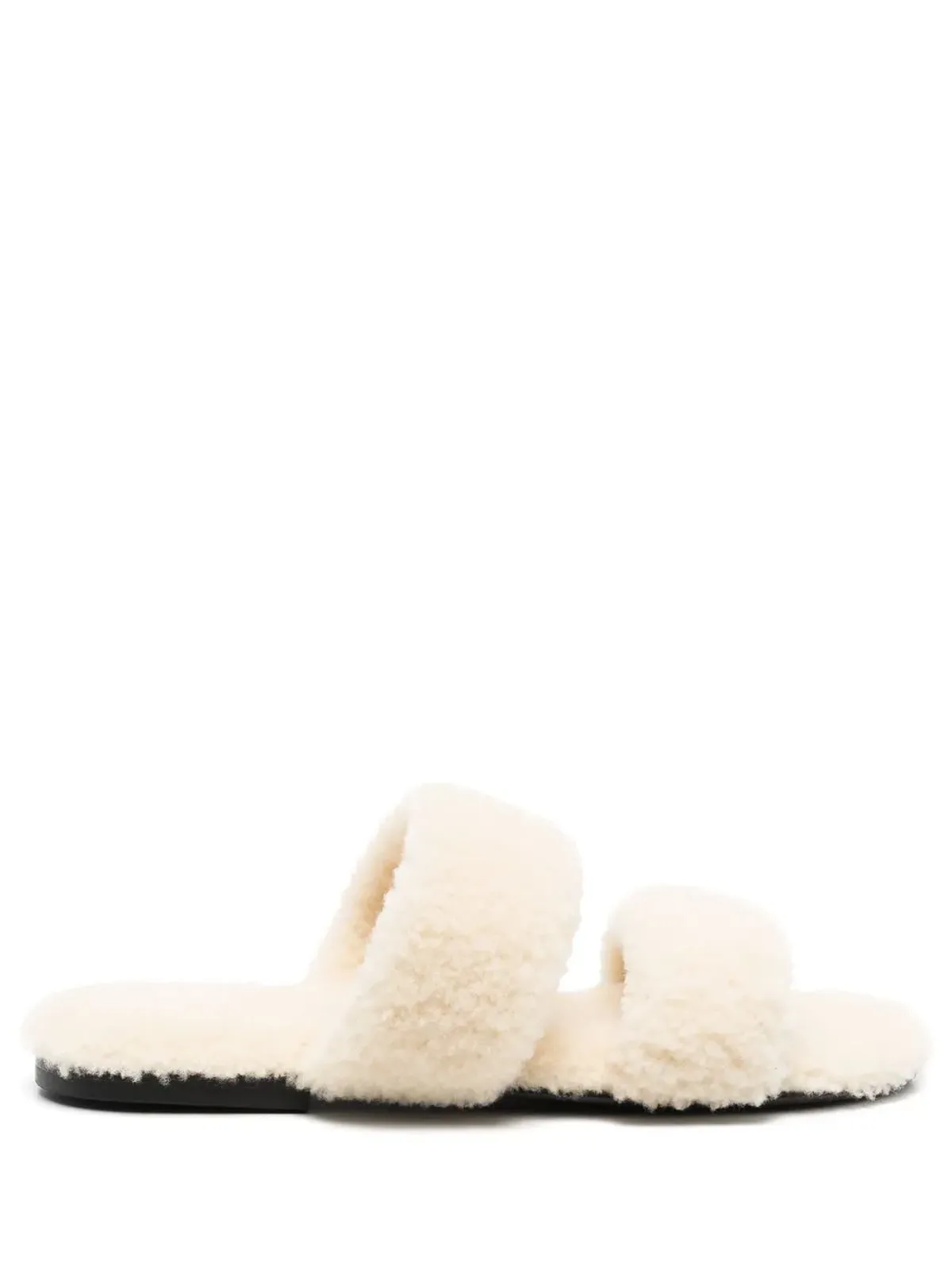 Saint Laurent シアリングフラットスライド - 画像1