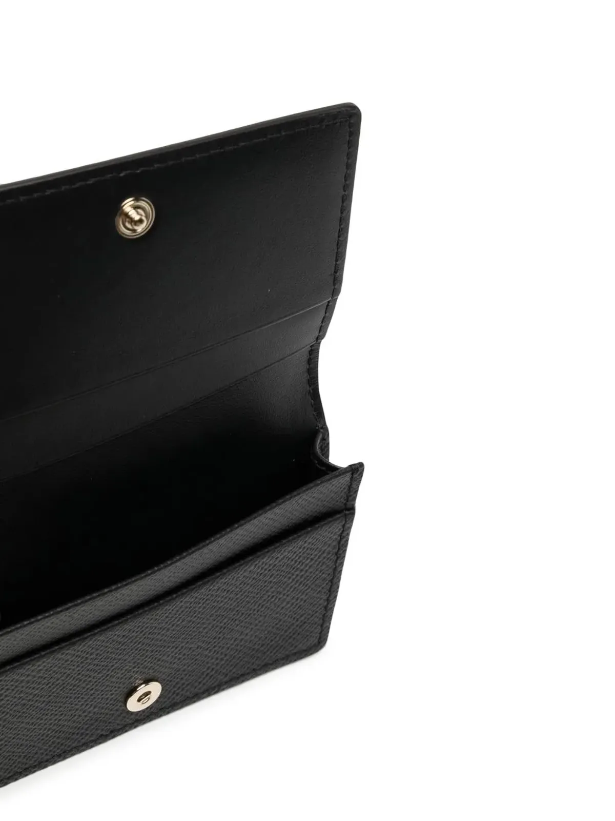 Smythson レザー フォールドオーバー ウォレット - ブラック - 画像3