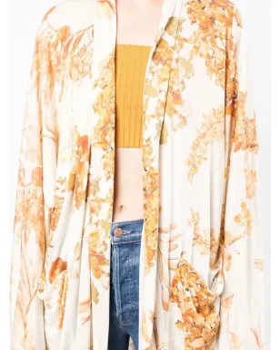 CHANEL Vintage パリ・アテネ バロック シルクコート ホワイト - サムネイル5