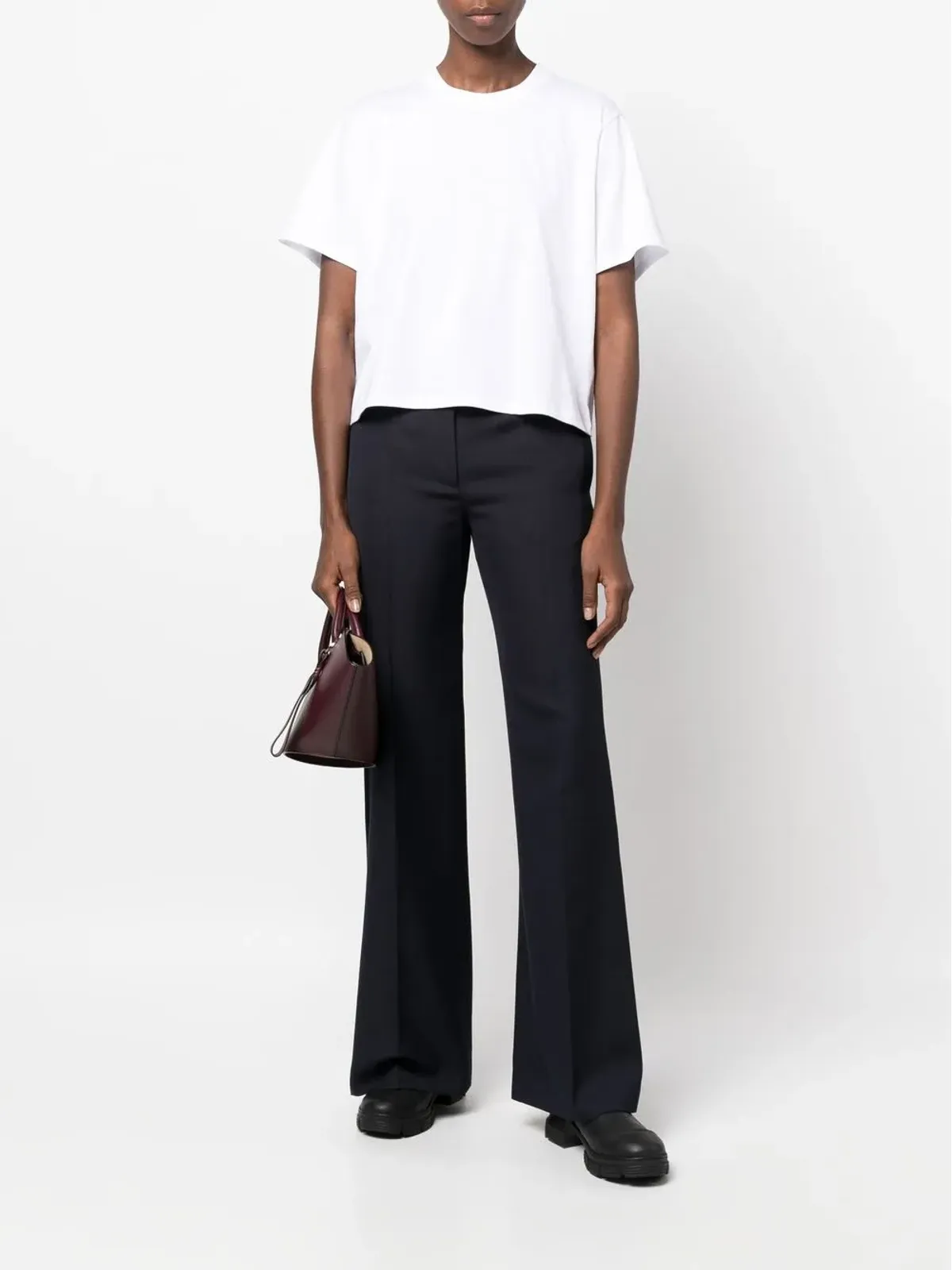LouLou de Saison リラックスフィット半袖Tシャツ - 画像2