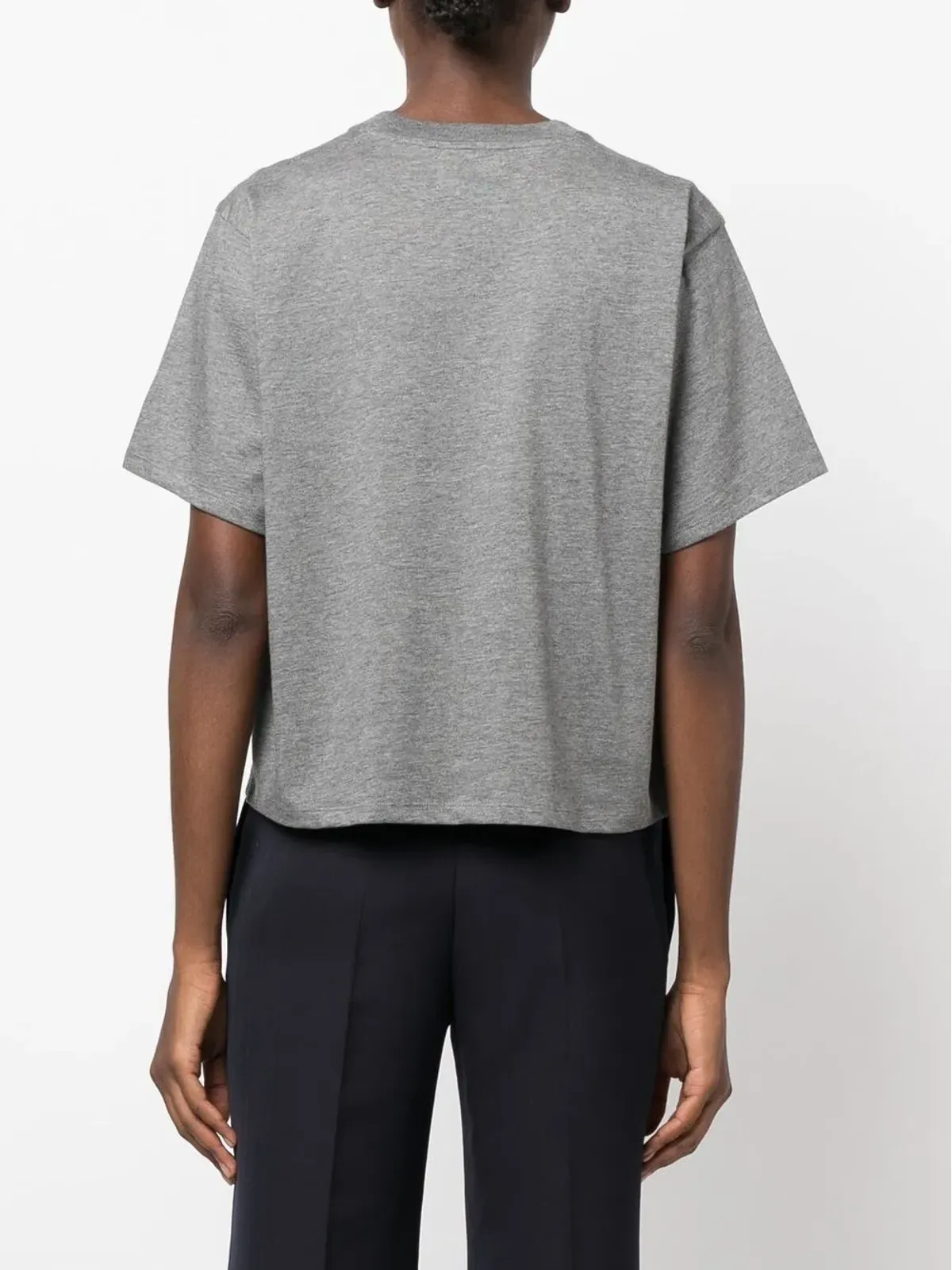 LouLou de Saison クルーネック オーバーサイズTシャツ - グレー - 画像4