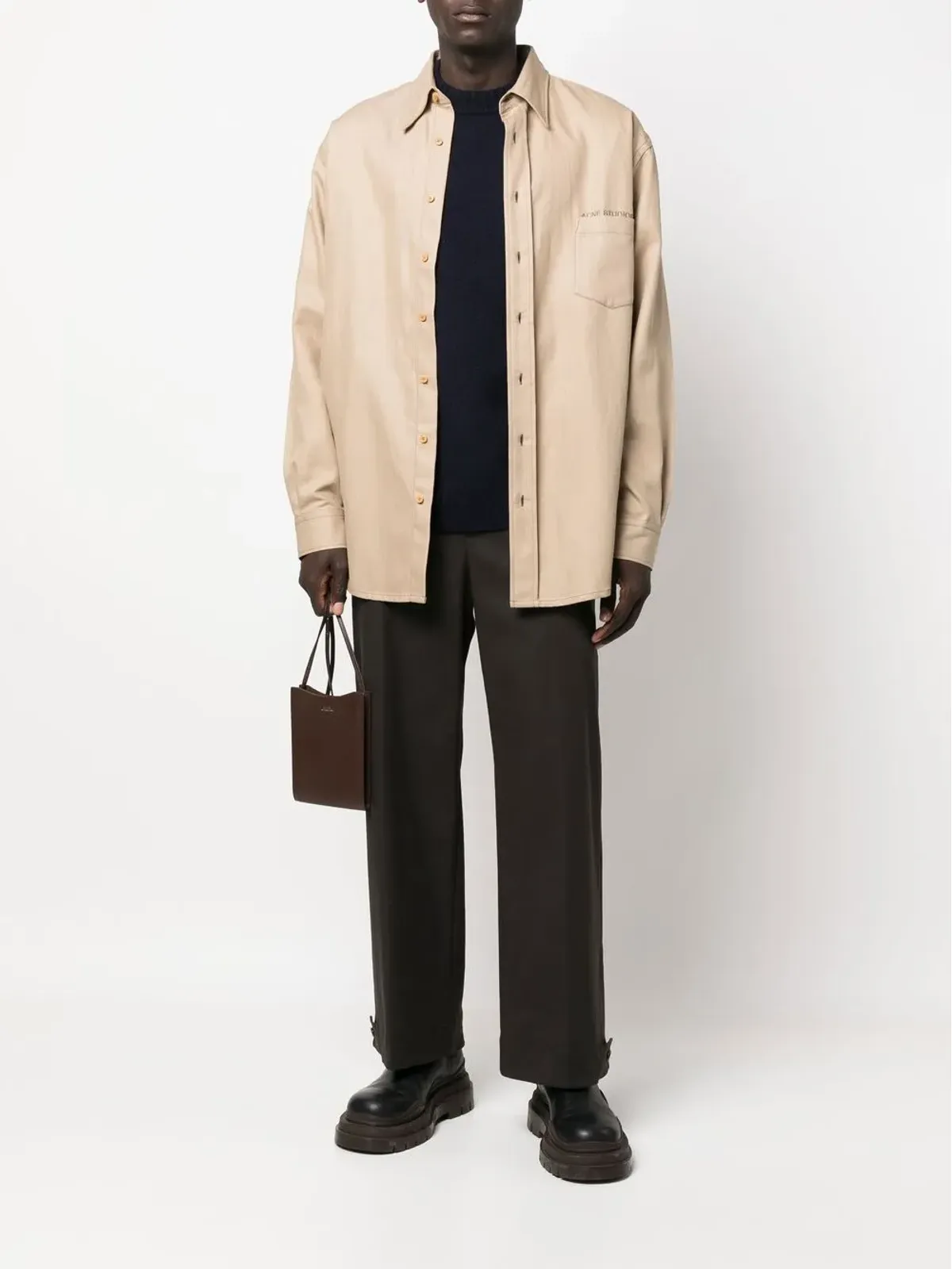 Jil Sander ドロップショルダー ロングスリーブ ジャンパー - 画像2