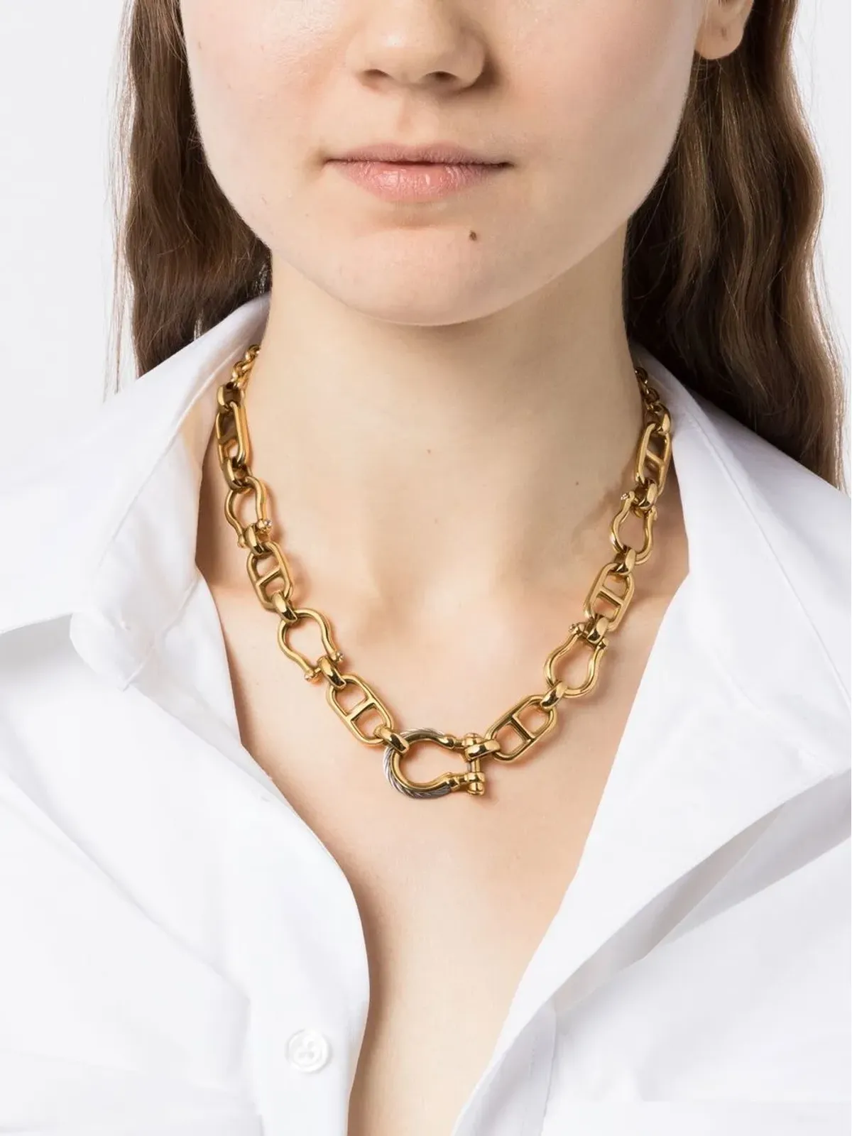 Charriol St-Tropez Mariner chain-link ネックレス - 画像2