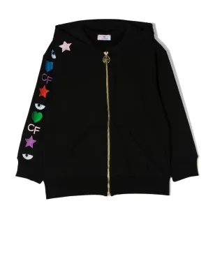 Chiara Ferragni Kids 刺繍入り長袖パーカー - サムネイル1